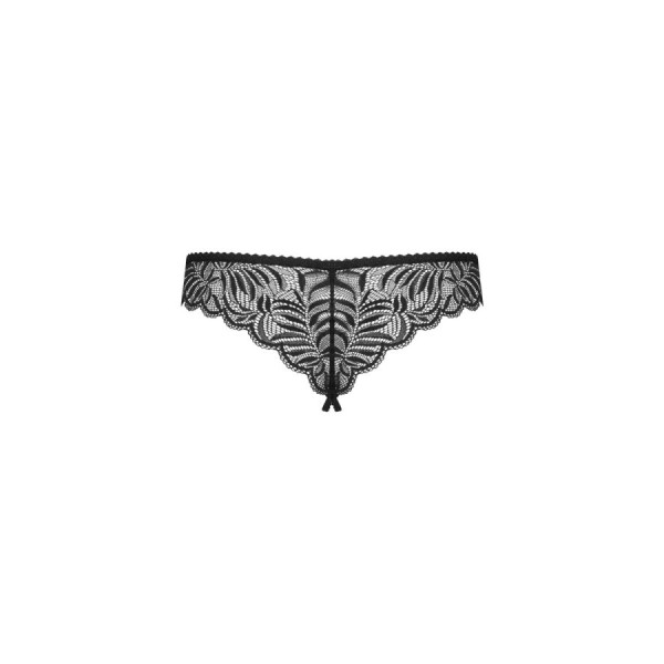 Contica Tanga ouvert - Noir